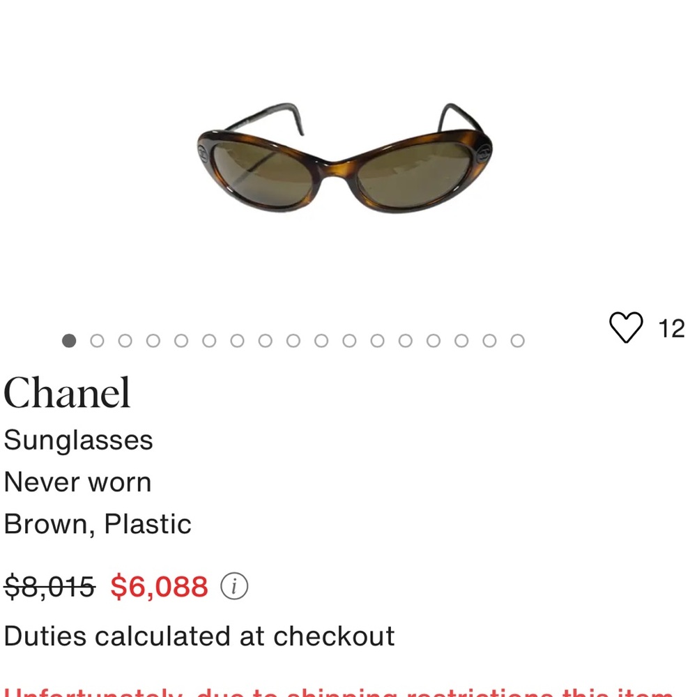 Vintage Chanel sunglasses - Picture 8 of 9